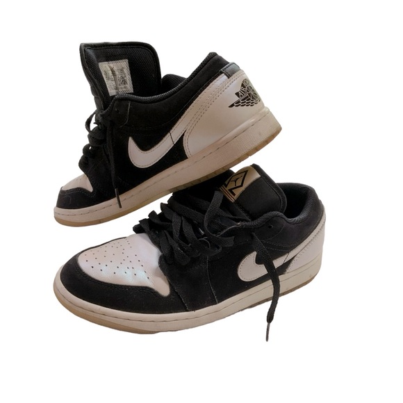 AIR JORDAN 1 LOW “DIAMOND” MENS NIKE SHOE SZ 7.5 - Picture 1 of 11